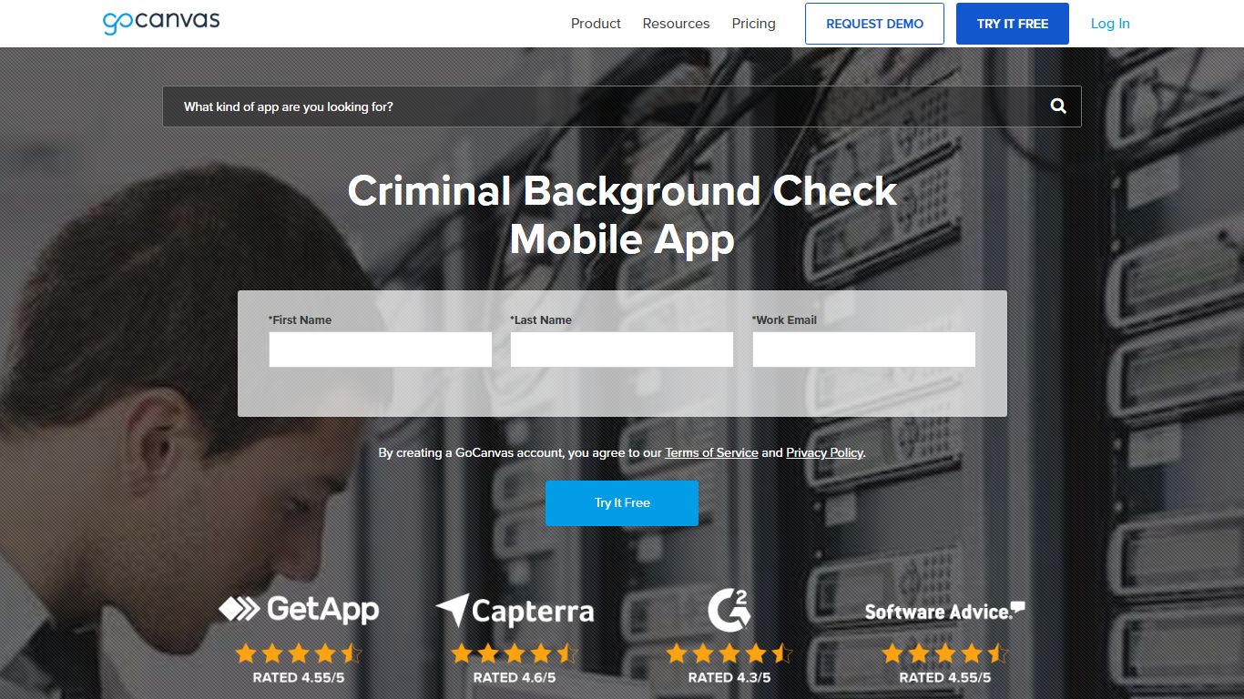 Criminal Background Check Form Mobile App - iPhone, iPad ...